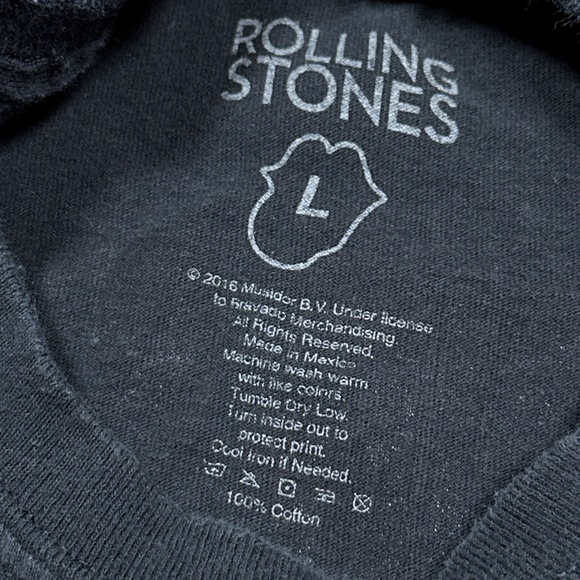 Rolling Stones 2016 Las Vegas T Mobile Arena Music Band L/S T Shirt Mens Large - Picture 3 of 7